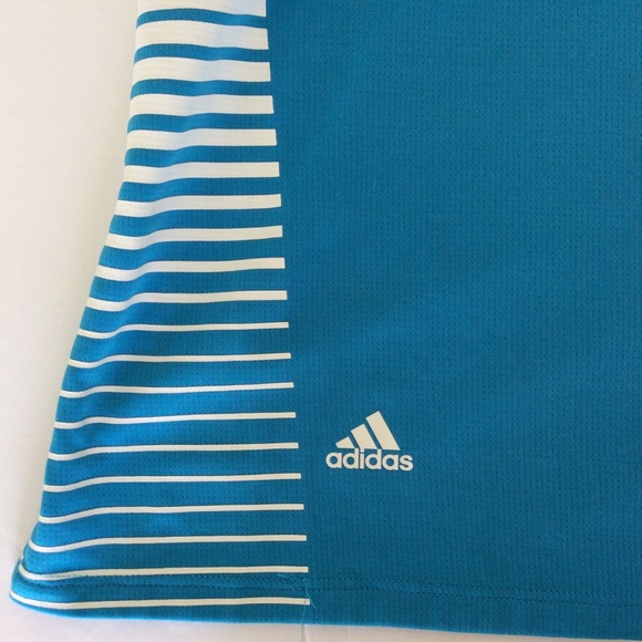 ADIDAS BLUE GRAPHIC POLO SHIRT SMALL - Picture 4 of 8